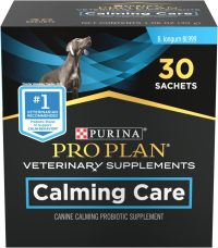 Purina Pro Plan Veterinary Supplements Calming Care Dog Probiotic Anxiety Supplement 30 Sachets