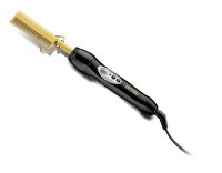 Andis 38300 Professional Heat Ceramic Press Comb for Hair, Straightener - 450F High Heat with Dual Voltage - 20 Adjustable Heat-Settings, 30 Min Auto Shut-off, Gold