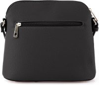 SG SUGU Lunar Lightweight Medium Dome Crossbody Bag Shoulder Bag with Tassel | Zipper Pocket | Adjustable Strap - Image 2