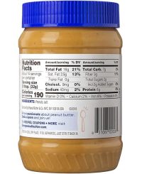 Peanut Butter & Co. Old Fashioned Crunchy Peanut Butter, Non-GMO, Gluten Free, Vegan, No Sugar Added, 16 Ounce (Pack of 1) - Image 2