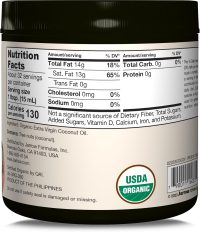 Jarrow Formulas Extra Virgin Coconut Oil, Made with Organic Extra Virgin Coconut Oil, 16 Fl. Ounces, 32 Servings - Image 7